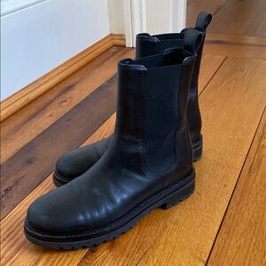 REISS Thea Leather Chelsea Boots